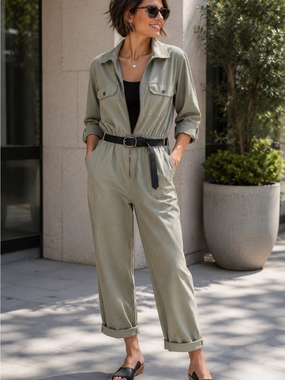Böhme Cotton Utility Jumpsuit / Overalls